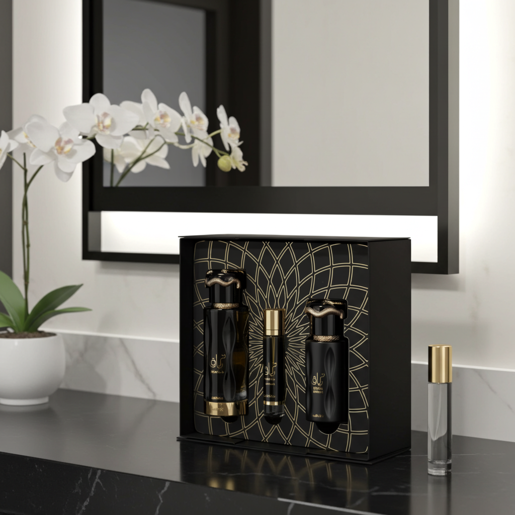 Teriaq Intense di Lattafa Giftset