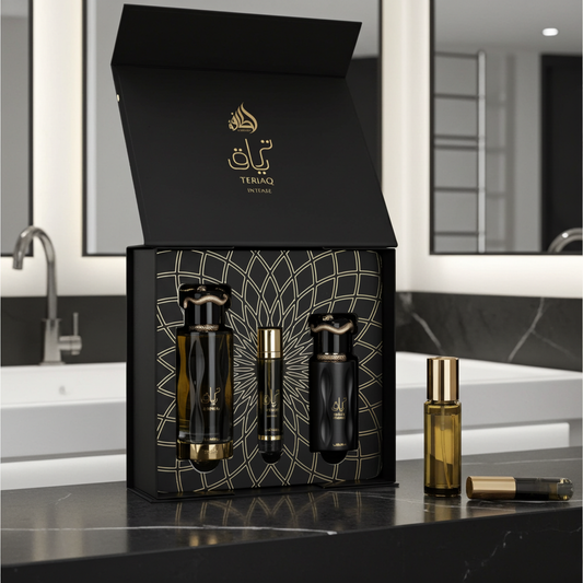 Teriaq Intense di Lattafa Giftset