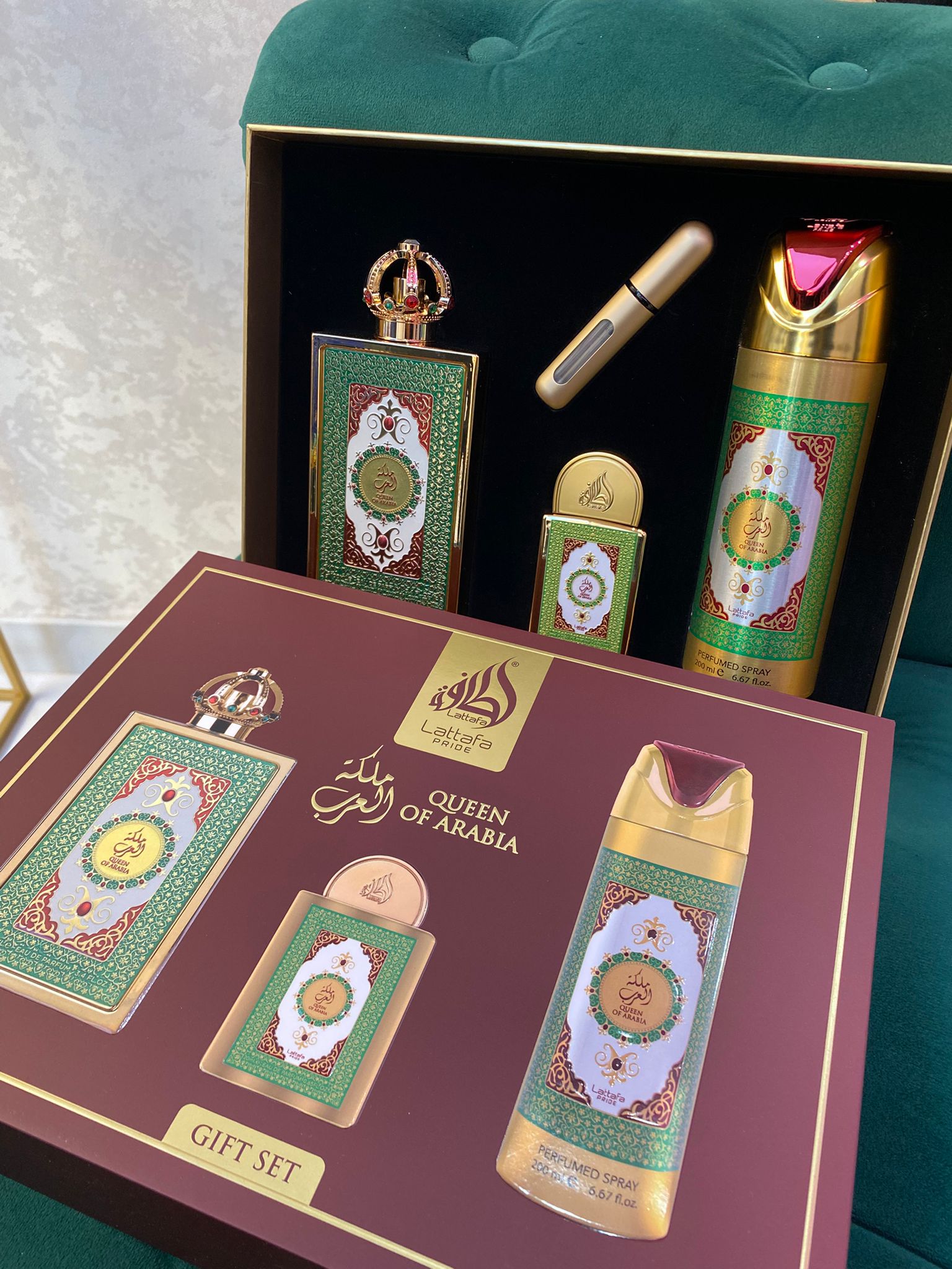 Giftset Queen of Arabia by Lattafa – Elisir Dubai Boutique